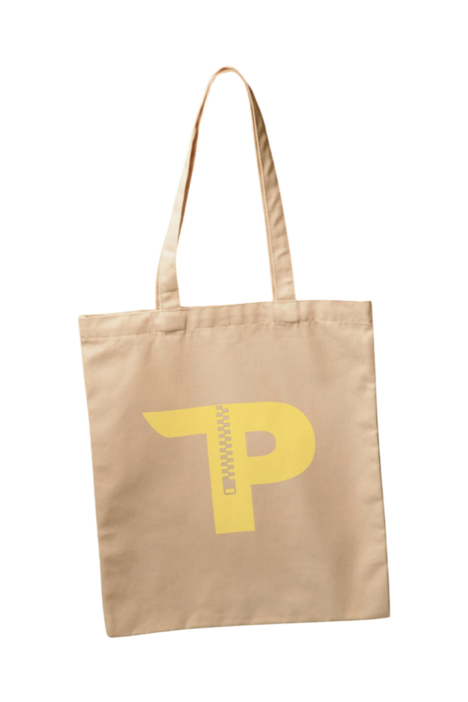 Printed tote bag, digital printing