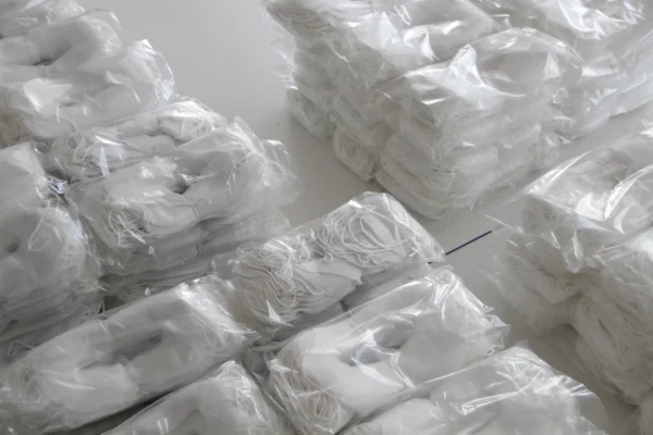 Bulk packaged disposable hygiene masks for VR headset use